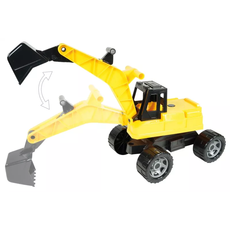 LENA GIGA TRUCKS 02047 excavadora negro-amarillo