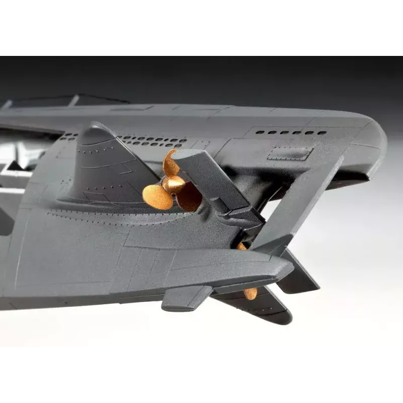Modelo de submarino Revell submarino Tipo XXI U 2540 e interior