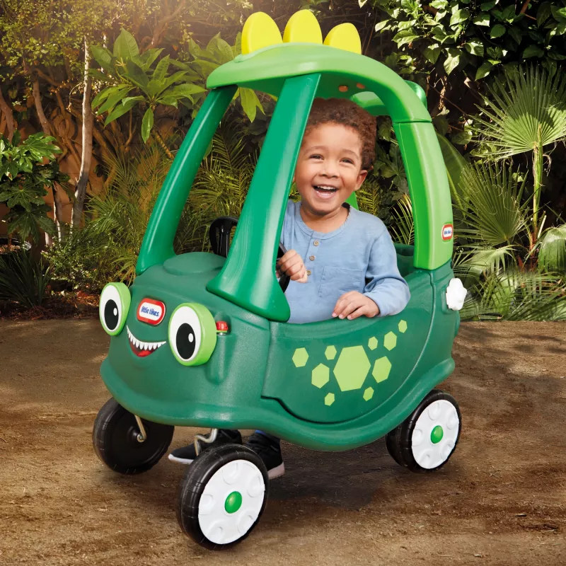 Little Tikes Cozy Coupe Dino, 1,5 años, 4 ruedas, plástico, negro, verde