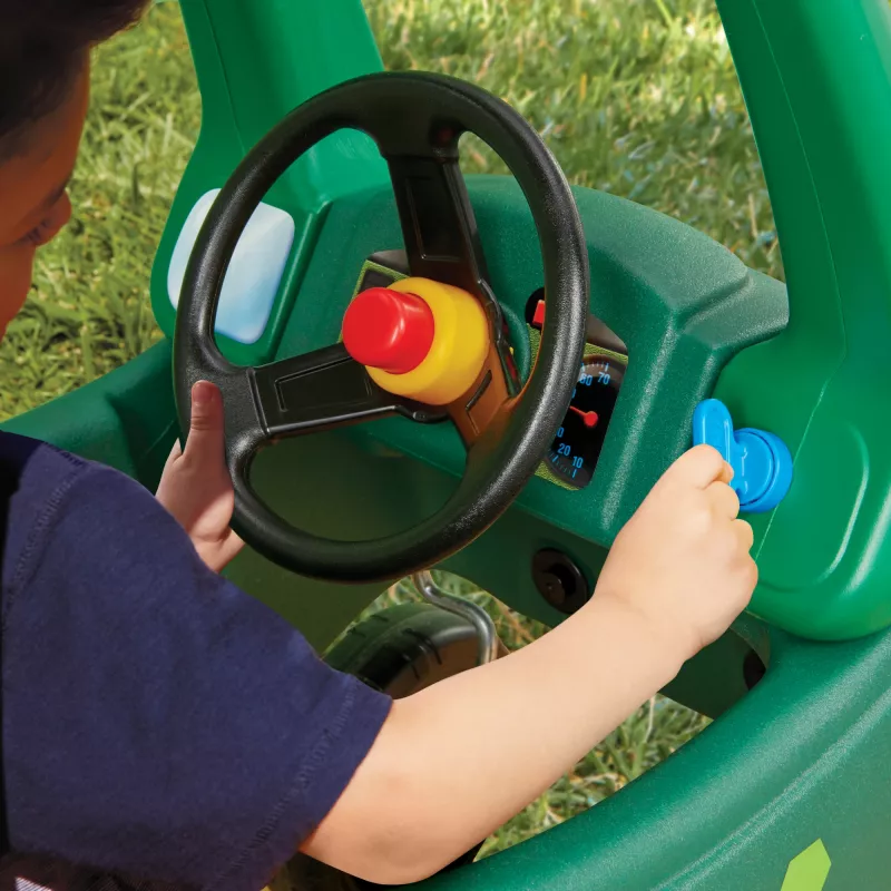 Little Tikes Cozy Coupe Dino, 1,5 años, 4 ruedas, plástico, negro, verde