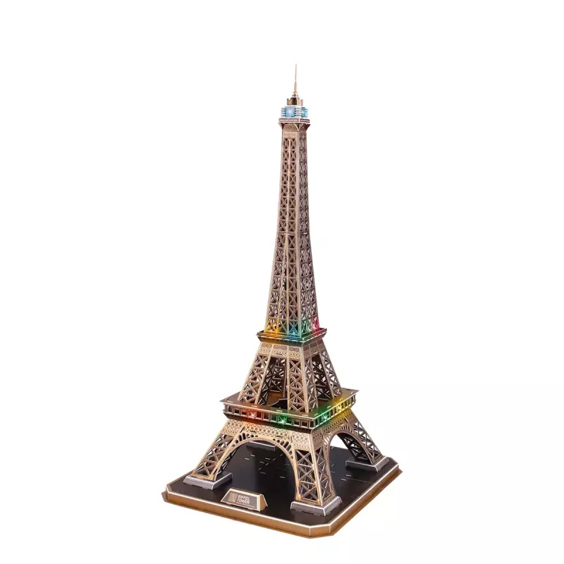 Puzle 3D CubicFun Eiffelturm LED
