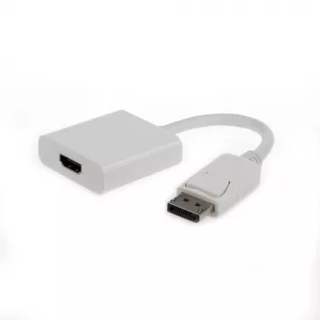 Cable adaptador GEMBIRD DisplayPort a HDMI – blanco