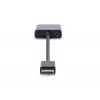 Adaptador convertidor DIGITUS HDMI a VGA Type-A - conector VGA (D-Sub), conector hembra de audio de 3,5 mm, negro