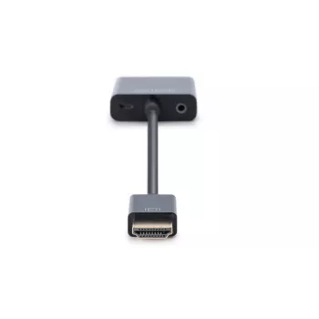 Adaptador convertidor DIGITUS HDMI a VGA Type-A - conector VGA (D-Sub), conector hembra de audio de 3,5 mm, negro