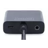 Adaptador convertidor DIGITUS HDMI a VGA Type-A - conector VGA (D-Sub), conector hembra de audio de 3,5 mm, negro
