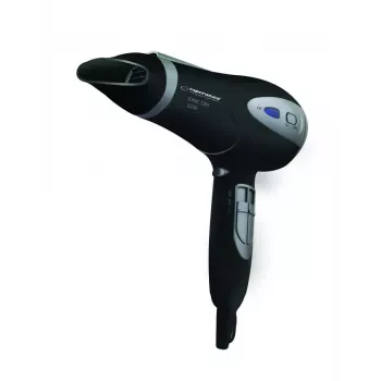 Secador de pelo ESPERANZA Vivien EBH005K — 2200 W, iónico, 3 niveles de calor, 2 velocidades, difusor y concentrador, negro