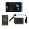 Carcasa HDD/SSD i-tec MySafe USB 3.0 Easy 2,5 pulgadas carcasa externa negra