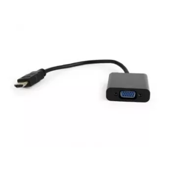 GEMBIRD cable adaptador HDMI a VGA, conector único negro