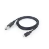 GEMBIRD cable de sincronización y carga USB a Apple Lightning, 2 m - negro