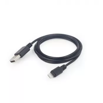 GEMBIRD cable de sincronización y carga USB a Apple Lightning, 2 m - negro