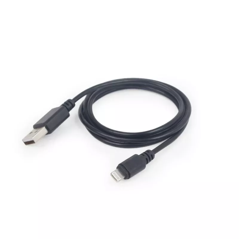 GEMBIRD cable de sincronización y carga USB a Apple Lightning, 2 m - negro