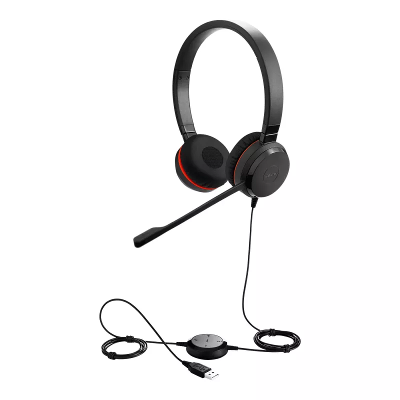 Jabra EVOLVE 30 II UC estéreo, con cable, oficina/call center, 150 - 7000 Hz, 171 g, auricular, negro