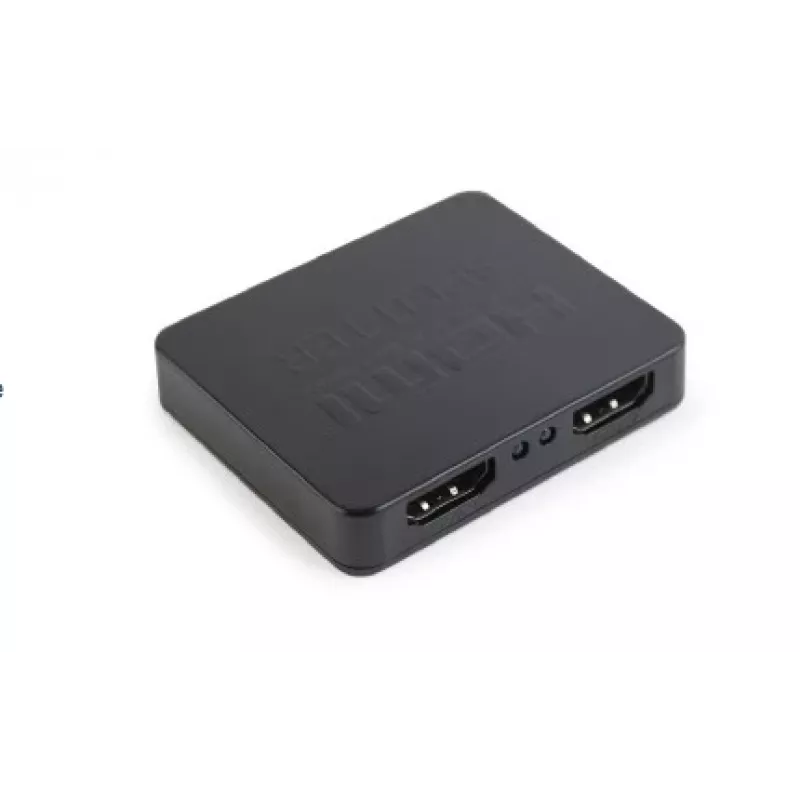 Divisor de vídeo HDMI GEMBIRD DSP-2PH4-03 — 2 salidas HDMI, hasta 3840×2160, ancho de banda de 225 MHz, HDCP, 5 V DC, negro