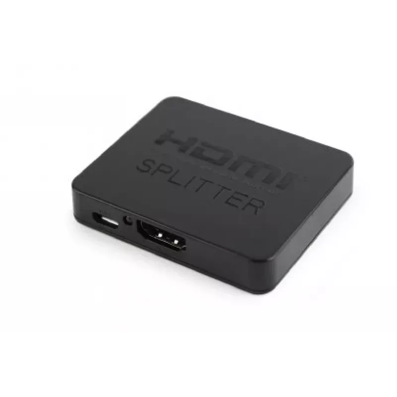 Divisor de vídeo HDMI GEMBIRD DSP-2PH4-03 — 2 salidas HDMI, hasta 3840×2160, ancho de banda de 225 MHz, HDCP, 5 V DC, negro