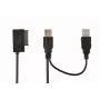 Adaptador externo USB a SATA GEMBIRD para SSD slim-SATA, DVD