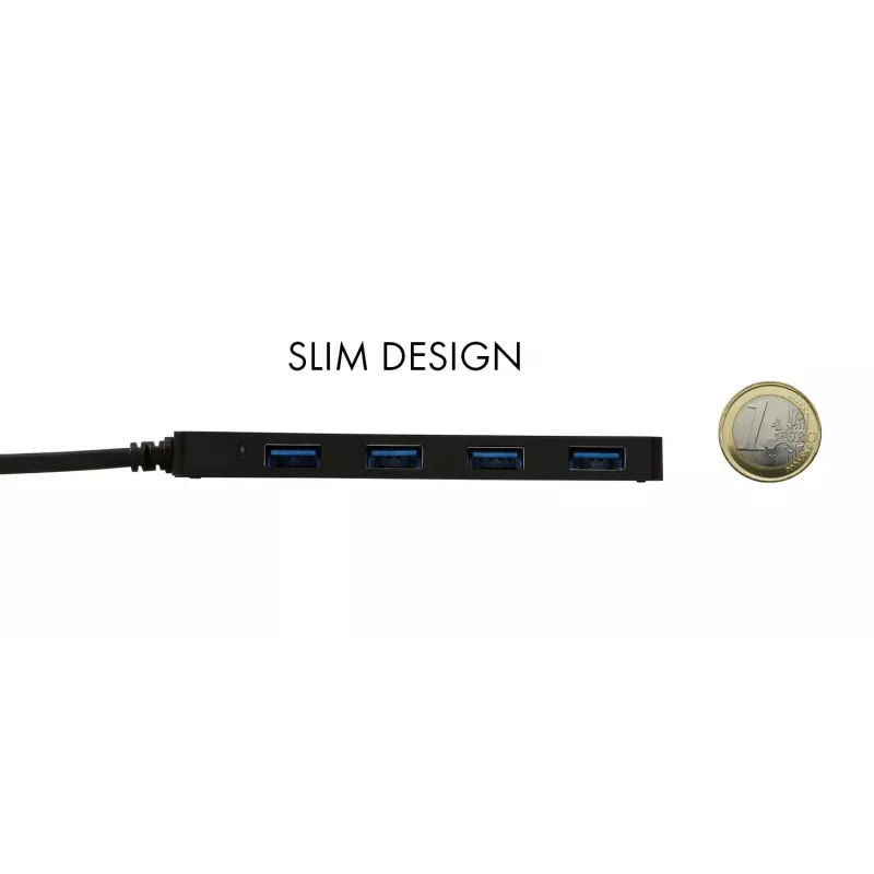 Hub pasivo USB-C Advance i-tec 4 puertos