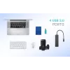 Hub pasivo USB-C Advance i-tec 4 puertos