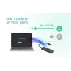Hub pasivo USB-C Advance i-tec 4 puertos