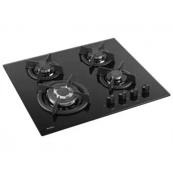 Placa de gas integrable Amica PG6411SR, 4 zonas, control mecánico