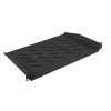 Lanberg AK-1008-B bandeja fija de 1U para rack de 19 pulgadas (482,6 mm), 483x315 mm, para armarios de 450/600/800/1000 mm de fondo, máx. 25 kg, negra RAL 9004