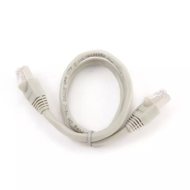 Cable de red Gembird Cat6 U/UTP PP6U-0.5M, 0,5 m, conector macho RJ-45 a conector macho RJ-45, blanco, AWG24