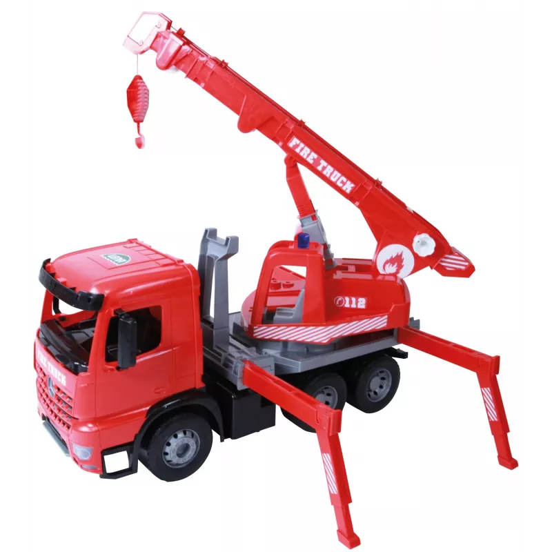 LENA GIGA TRUCKS camión grúa de bomberos Arocs, modelo de camión grúa, 3 año(s), negro, gris, rojo