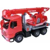 LENA GIGA TRUCKS camión grúa de bomberos Arocs, modelo de camión grúa, 3 año(s), negro, gris, rojo