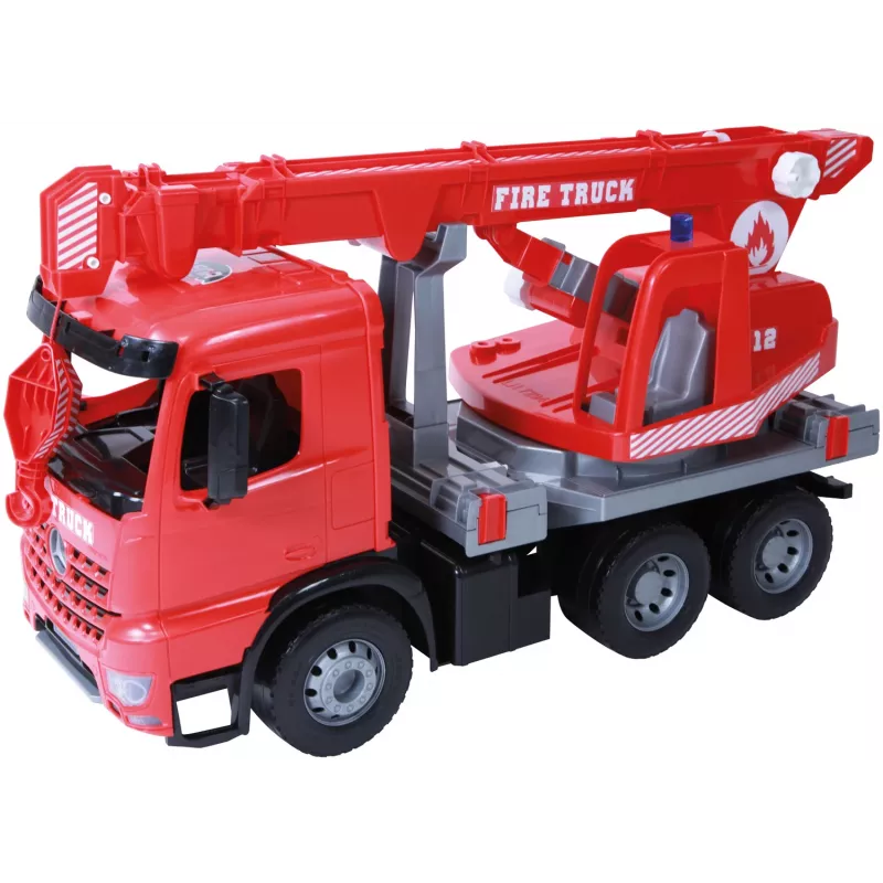 LENA GIGA TRUCKS camión grúa de bomberos Arocs, modelo de camión grúa, 3 año(s), negro, gris, rojo