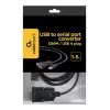 GEMBIRD convertidor USB a DB9M RS232 PL2303TA negro - 1,5 m
