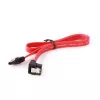 GEMBIRD cable de datos SATA III con conector acodado de 90 grados, 50 cm – clips metálicos
