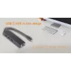 i-tec Advance USB-C hub pasivo fino 3 puertos + adaptador Gigabit Ethernet