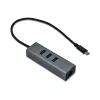 i-tec Metal USB-C HUB 3 puertos + adaptador Gigabit Ethernet