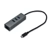 i-tec Metal USB-C HUB 3 puertos + adaptador Gigabit Ethernet