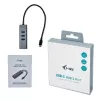 i-tec Metal USB-C HUB 3 puertos + adaptador Gigabit Ethernet