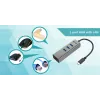 i-tec Metal USB-C HUB 3 puertos + adaptador Gigabit Ethernet