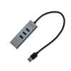 i-tec Metal USB 3.0 HUB 3 puertos + adaptador Gigabit Ethernet