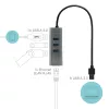 i-tec Metal USB 3.0 HUB 3 puertos + adaptador Gigabit Ethernet