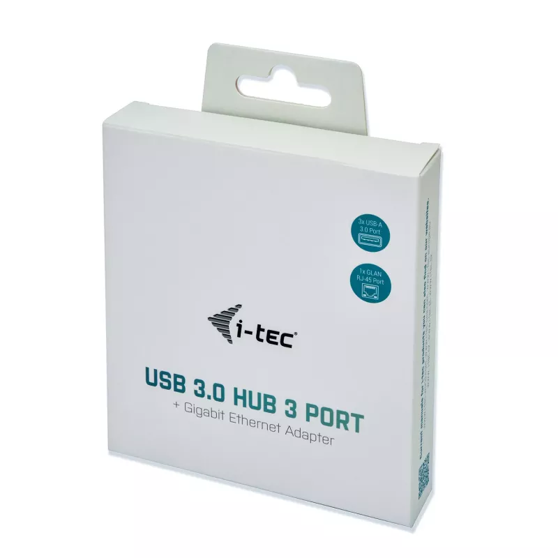 i-tec Metal USB 3.0 HUB 3 puertos + adaptador Gigabit Ethernet