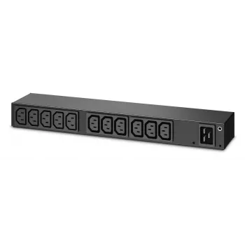 Unidad de distribución de alimentación (PDU) APC AP6020A 13 salidas de CA 0U/1U negro