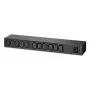 Unidad de distribución de alimentación (PDU) APC AP6020A 13 salidas de CA 0U/1U negro