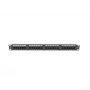 Patch panel 1U LANBERG PPU5-1024-B – 24 puertos CAT5e, metal, negro, 445×32,5×44,5 mm