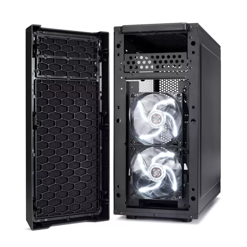 Caja de PC Fractal Design Focus G Midi Tower negra