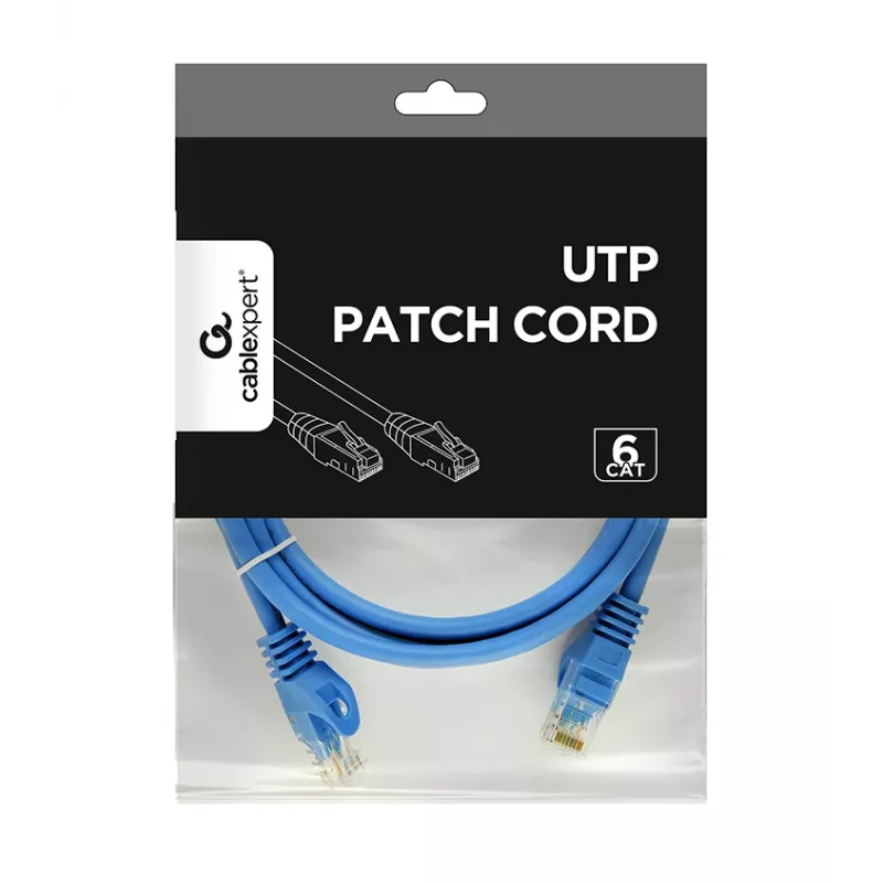 Cable de red Gembird PP6U-2M RJ-45 Cat6 2 m azul