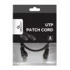Cable de red Gembird PP6U-0.5M negro Cat6 U/UTP
