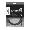 Cable de red Gembird PP6U-3M/BK RJ-45 Cat6 3 m negro