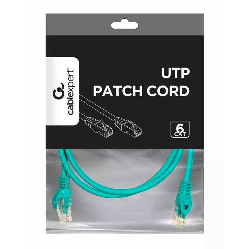 Cable de red GEMBIRD - CAT6 - UTP - 1 m - verde