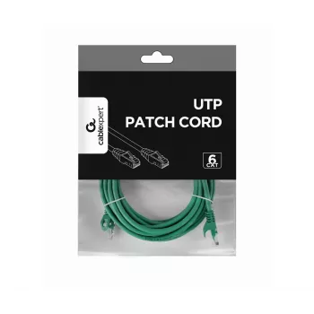 Cable de red GEMBIRD - CAT6 - UTP - 5 m - verde