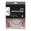 Cable de red GEMBIRD - CAT6 - UTP - 50 cm - rojo