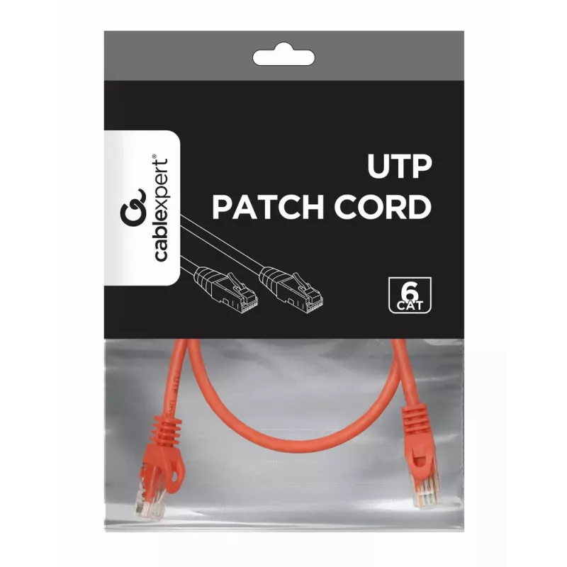 Cable de red GEMBIRD - CAT6 - UTP - 50 cm - rojo