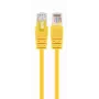 Cable de red Gembird Cat6 U/UTP 0,25 m RJ-45 amarillo